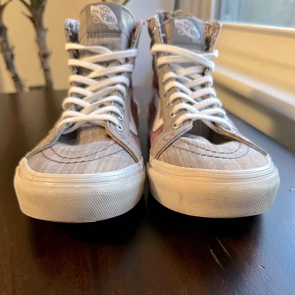 Old School Vans Women’s High-top Zip-up Sneaker Size 9 - Picture 5 of 13